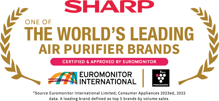 Sharp awarded one of the world’s leading air purifier brands