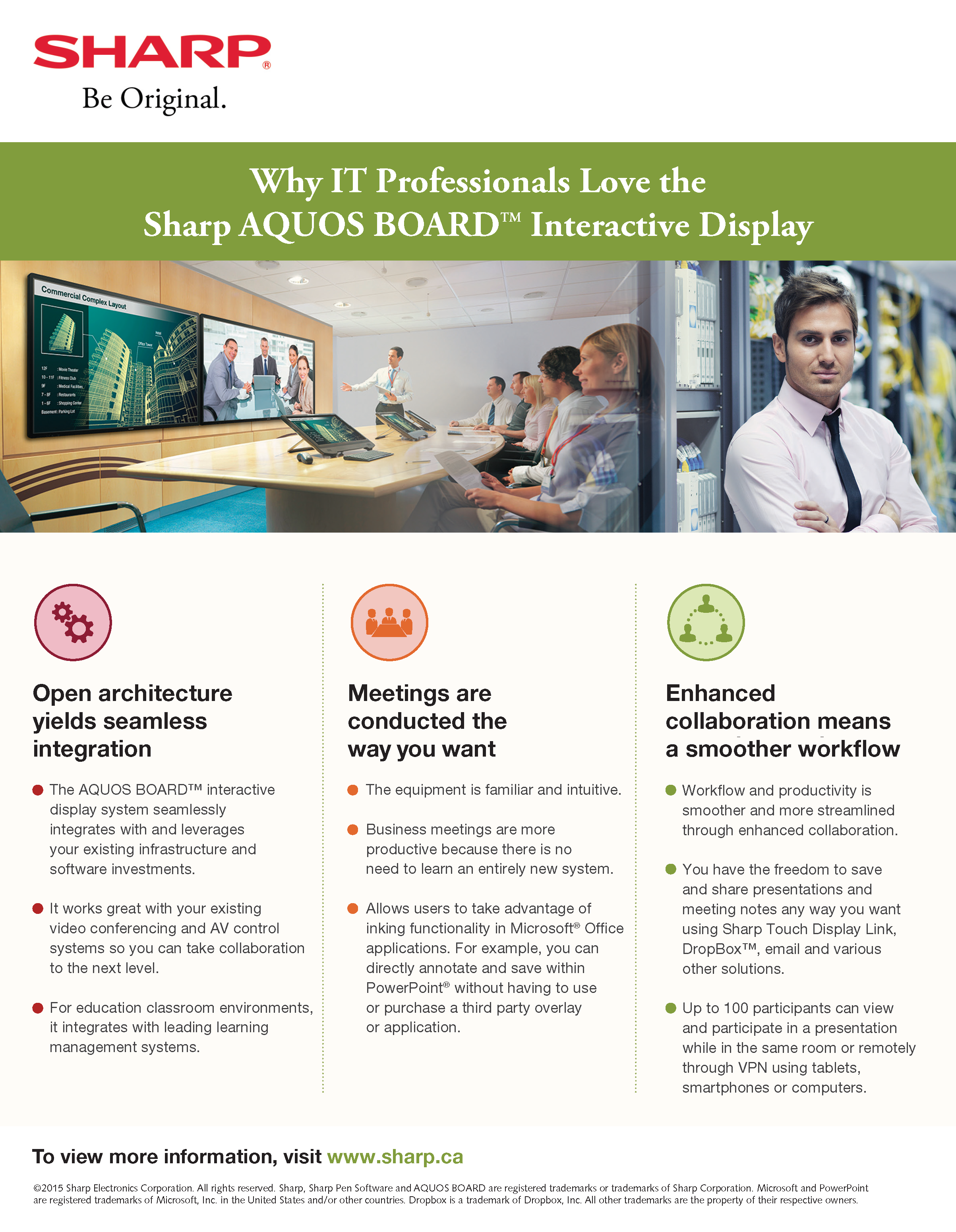 Why IT Professionals Love Sharp AQUOS BOARDS®