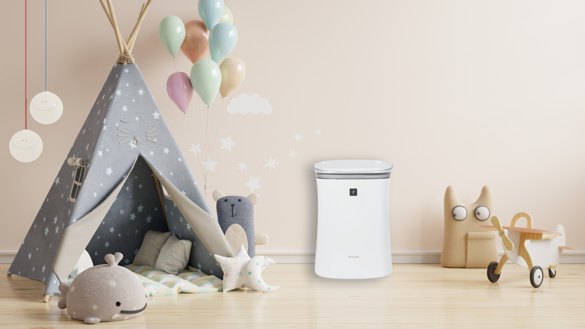 KCP series air purifier in the living room