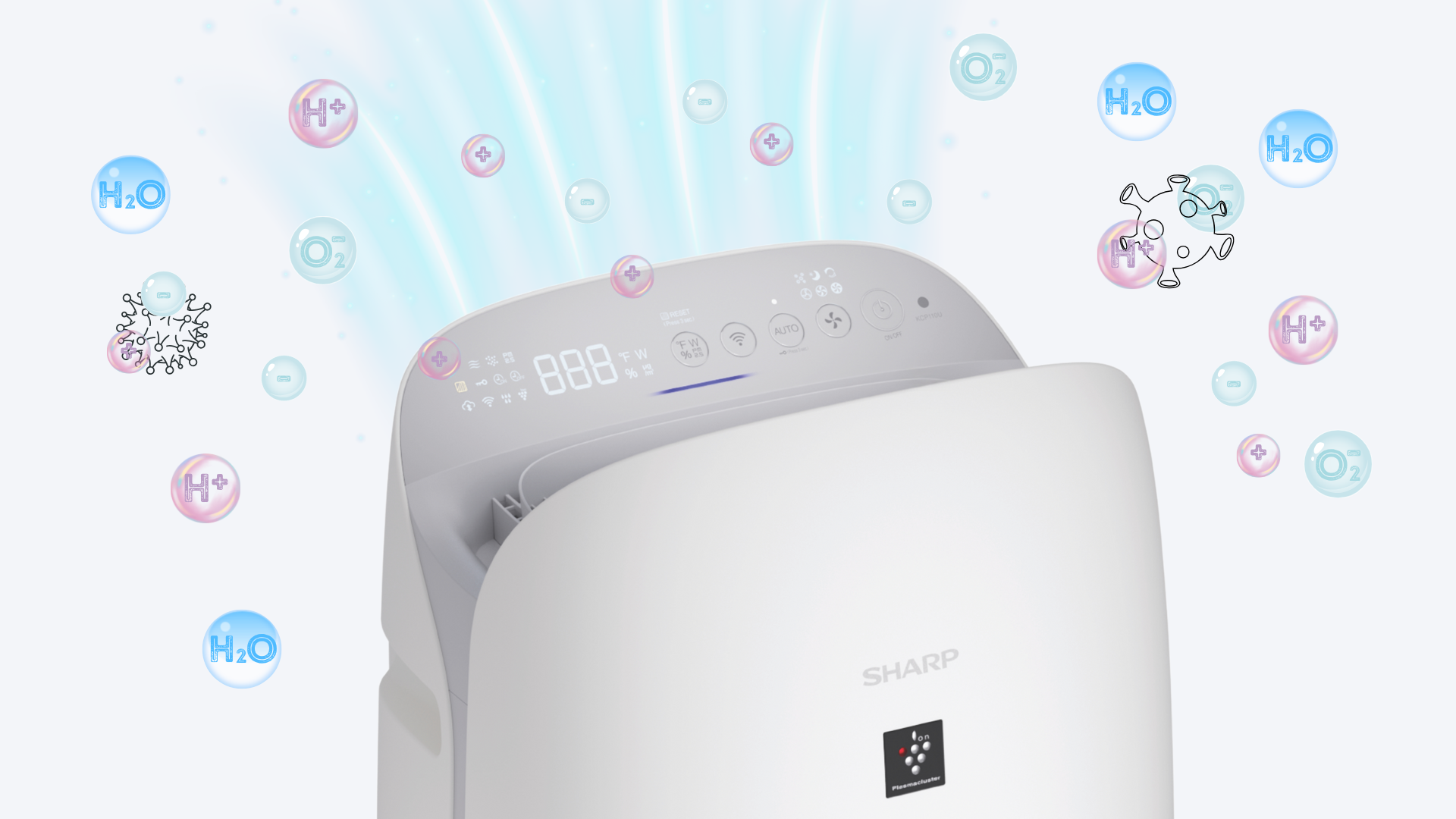Air purification in the KCP series air purifiers