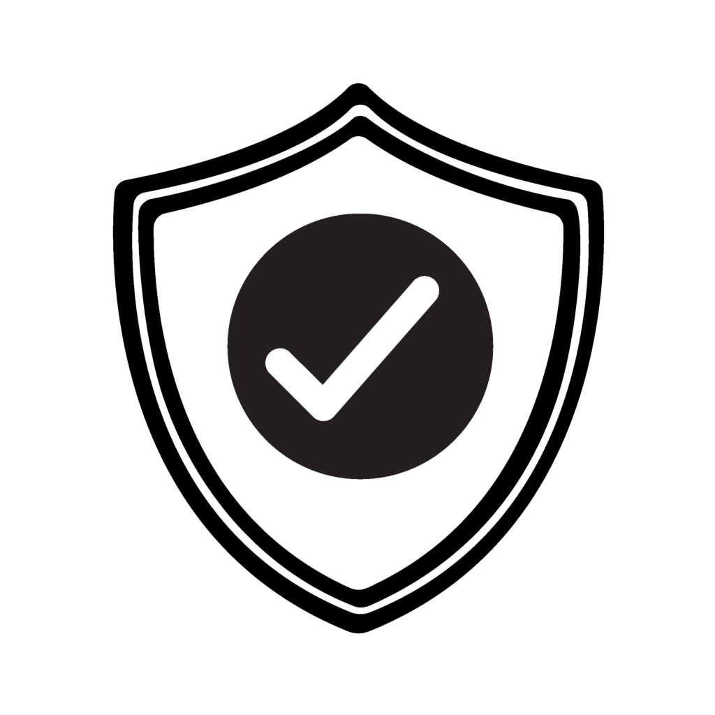 valid icon showing it's a safe and certified