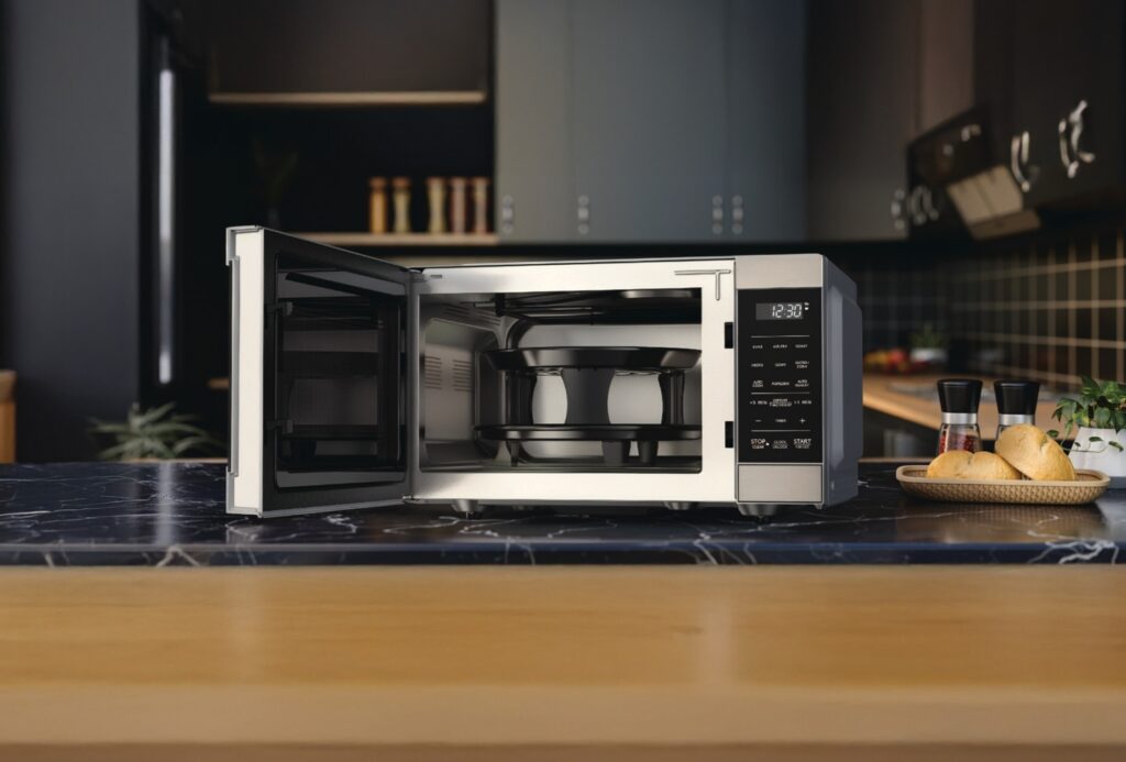 countertop microwave with accessories